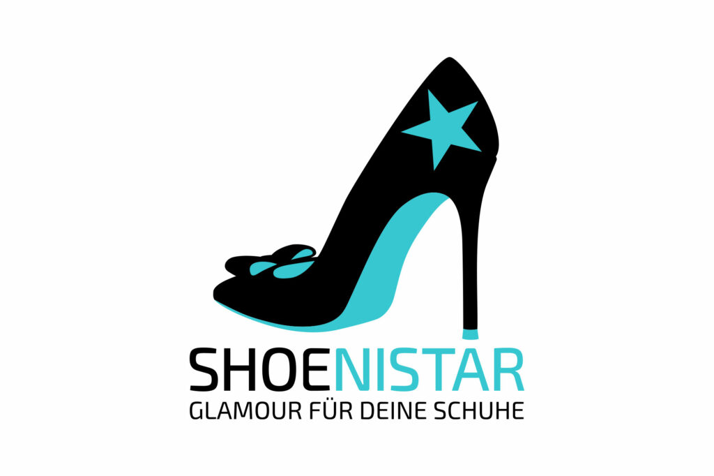 Das Shoenistar Firmenlogo inkl. Claim